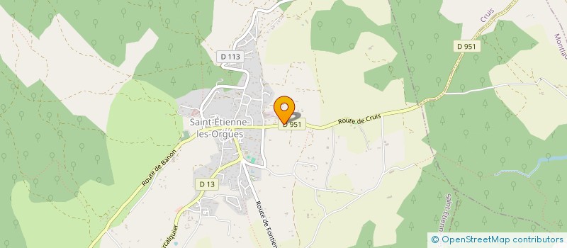 localisation de l'entreprise MONSIEUR JEAN-JACQUES REY à SAINT-ETIENNE-LES-ORGUES