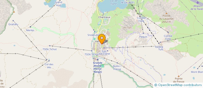 localisation de l'entreprise MONSIEUR JEAN-JACQUES REYNAUD  TIGNES