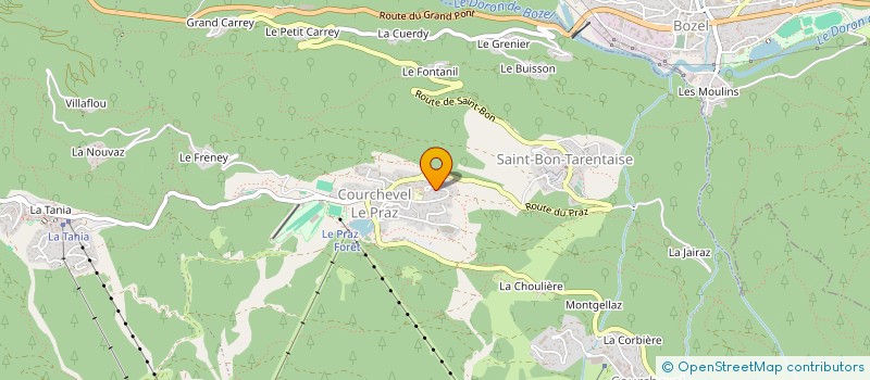 localisation de l'entreprise MONSIEUR JEAN-JACQUES RICHARD à COURCHEVEL