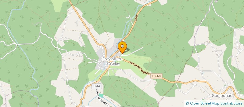 localisation de l'entreprise MONSIEUR JEAN-JACQUES ROUGIER à FRAYSSINET-LE-GELAT