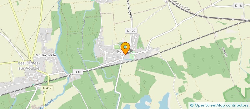 localisation de l'entreprise MONSIEUR JEAN-JACQUES ROUX  EVERLY