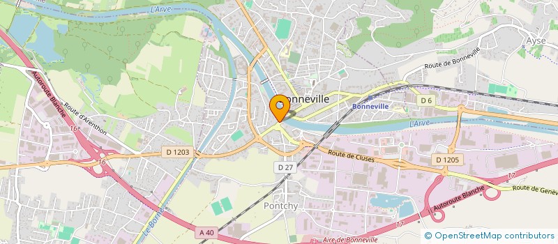 localisation de l'entreprise MONSIEUR JEAN-JACQUES SARAFIAN  BONNEVILLE