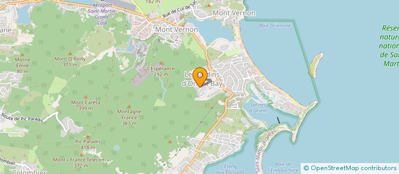 localisation de l'entreprise MONSIEUR JEAN-JACQUES SARLIN  SAINT-MARTIN