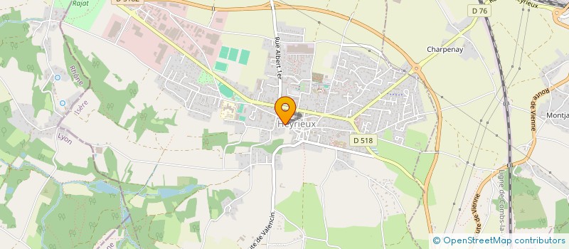 localisation de l'entreprise MONSIEUR JEAN-JACQUES SAUNIER  HEYRIEUX