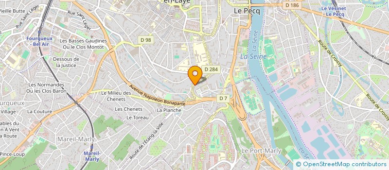 localisation de l'entreprise MONSIEUR JEAN-JACQUES SAUREL LAHENS  LE PECQ