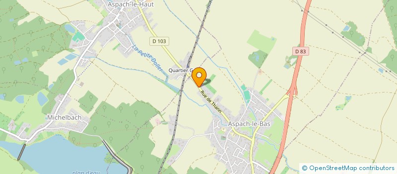 localisation de l'entreprise MONSIEUR JEAN-JACQUES SAVIO  ASPACH-LE-BAS