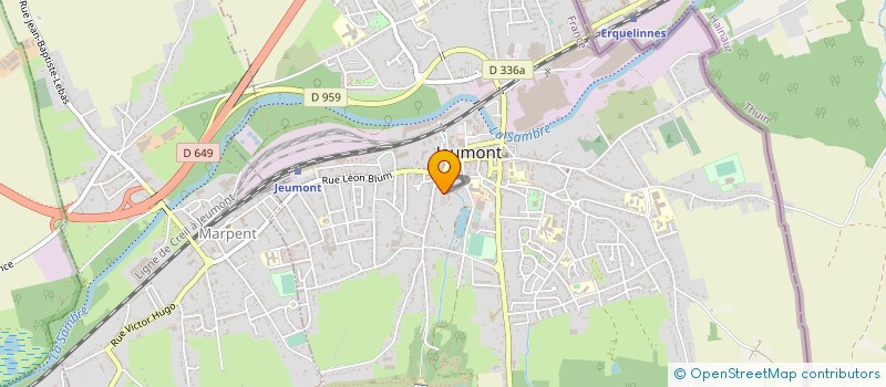 localisation de l'entreprise MONSIEUR JEAN-JACQUES SCHWINN  JEUMONT