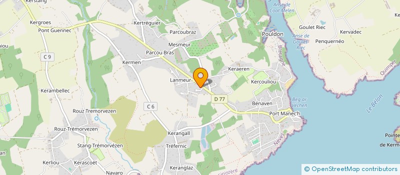 localisation de l'entreprise MONSIEUR JEAN JACQUES SELLIN à NEVEZ