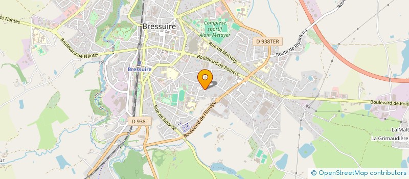 localisation de l'entreprise MONSIEUR JEAN-JACQUES SOULET  BRESSUIRE