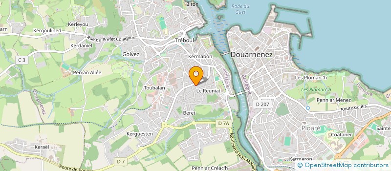 localisation de l'entreprise MONSIEUR JEAN JACQUES SUAREZ à QUIMPER