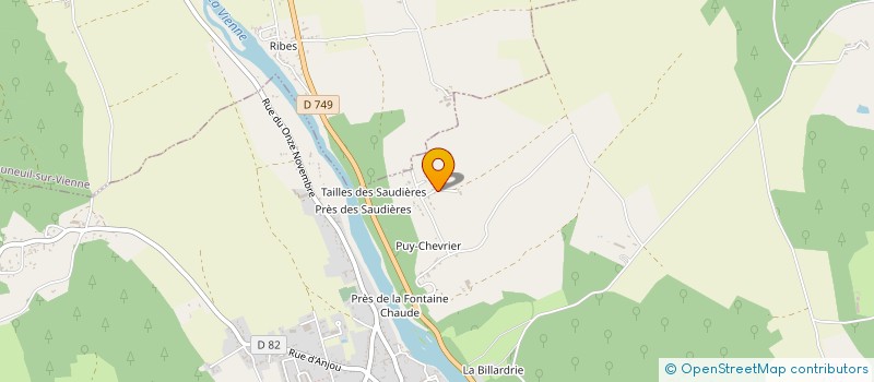localisation de l'entreprise MONSIEUR JEAN-JACQUES TETART à BONNEUIL-MATOURS