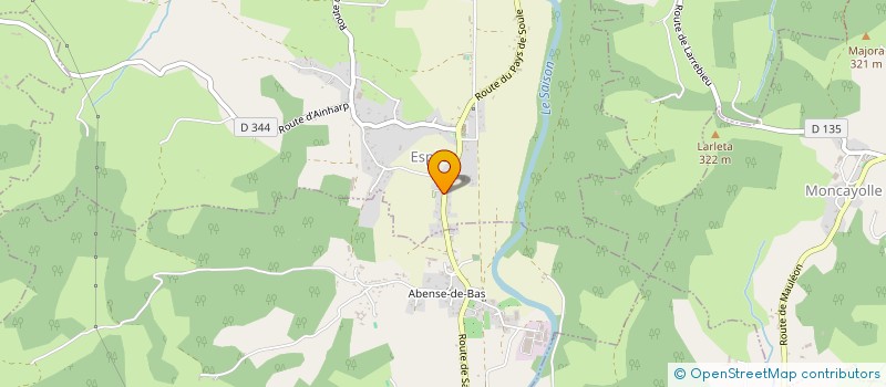 localisation de l'entreprise MONSIEUR JEAN-JACQUES TILLIEUX  ESPES-UNDUREIN