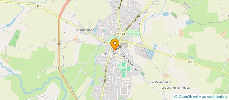 localisation de l'entreprise MONSIEUR JEAN-JACQUES TONDREAU à COSSE-LE-VIVIEN