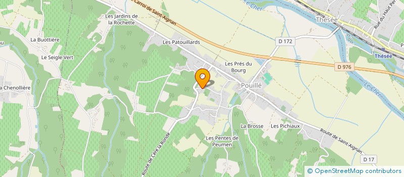 localisation de l'entreprise MONSIEUR JEAN-JACQUES TOURLET  POUILLE