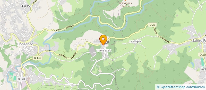 localisation de l'entreprise MONSIEUR JEAN-JACQUES TOURRET  USSAC