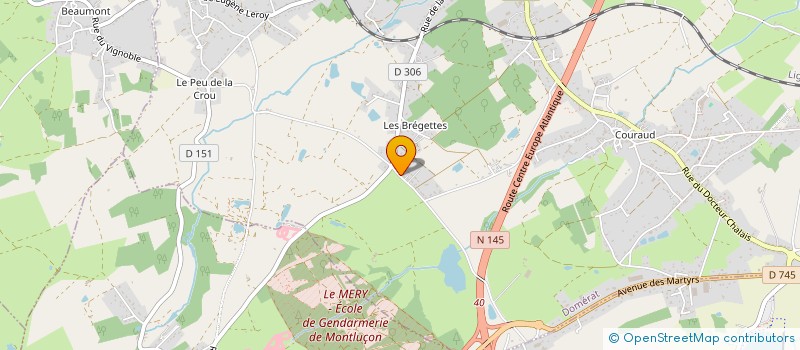 localisation de l'entreprise MONSIEUR JEAN-JACQUES TRIBET à DOMERAT