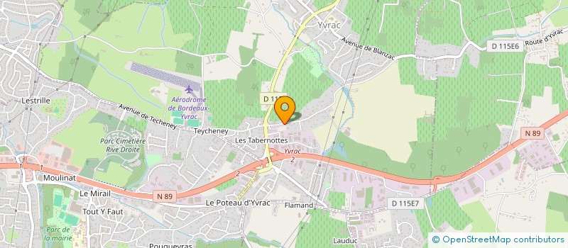 localisation de l'entreprise MONSIEUR JEAN JACQUES TRONET  YVRAC