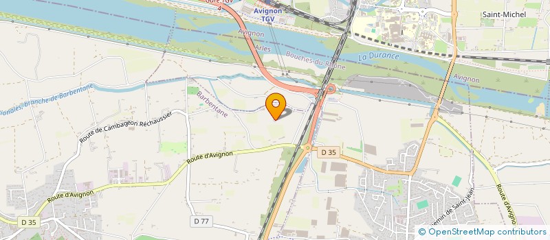 localisation de l'entreprise MONSIEUR JEAN-JACQUES TROUCHE  BARBENTANE