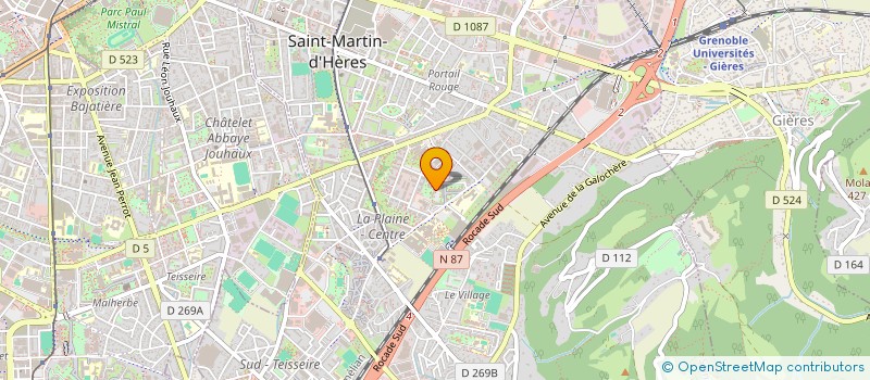 localisation de l'entreprise MONSIEUR JEAN-JACQUES VANGAH  SAINT-MARTIN-D'HERES