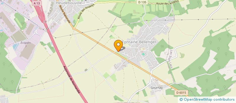 localisation de l'entreprise MONSIEUR JEAN JACQUES VENUTO  FONTAINE-BELLENGER