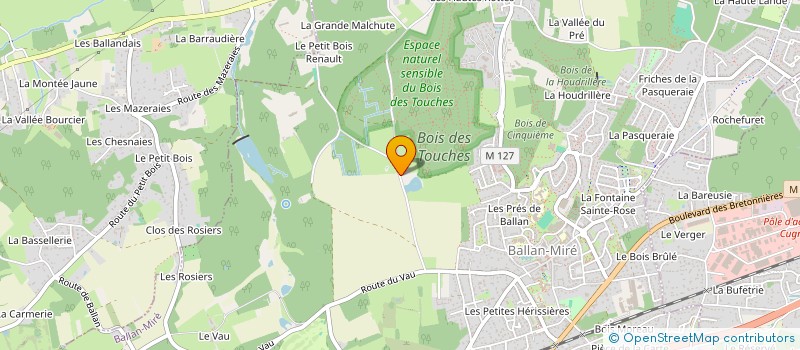 localisation de l'entreprise MONSIEUR JEAN-JACQUES VIEILLE  BALLAN MIRE