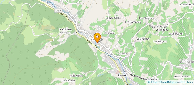 localisation de l'entreprise MONSIEUR JEAN-JACQUES VIVIEN  BEAUJEU