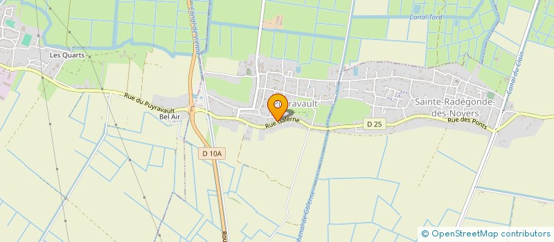 localisation de l'entreprise MONSIEUR JEAN JACQUES VIVIER  PUYRAVAULT