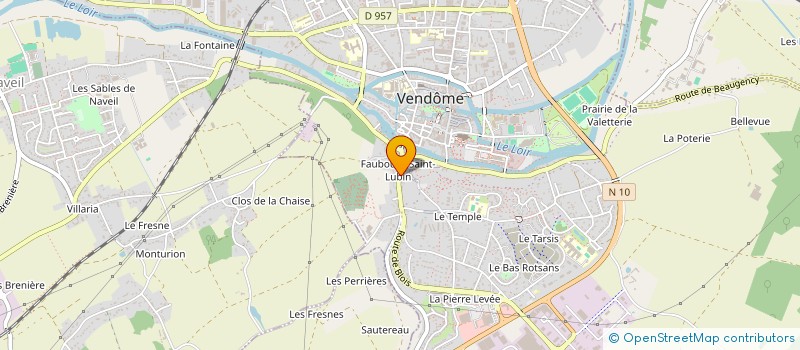 localisation de l'entreprise MONSIEUR JEAN-JACQUES WITTMAR-DUFOUR  VENDOME