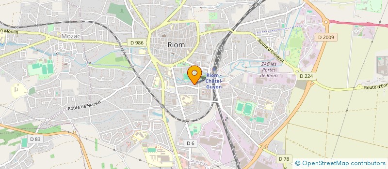 localisation de l'entreprise MONSIEUR JEAN JACQUES YETERIAN  RIOM