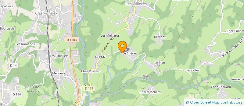 localisation de l'entreprise MONSIEUR JEAN JACQUET  FILLIERE