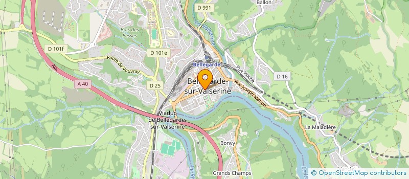 localisation de l'entreprise MONSIEUR JEAN JACQUET à VALSERHONE