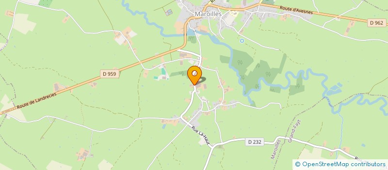 localisation de l'entreprise MONSIEUR JEAN JACQUIN  MAROILLES