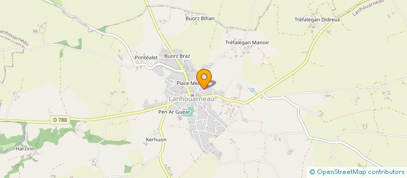 localisation de l'entreprise MONSIEUR JEAN JAFFRES  LANHOUARNEAU