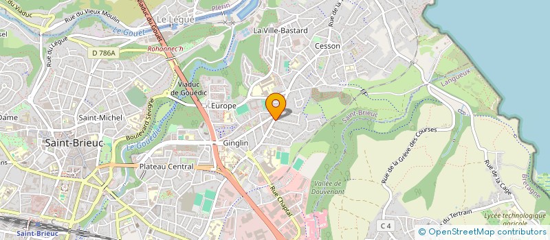 localisation de l'entreprise MONSIEUR JEAN JAFFRIN à SAINT-BRIEUC