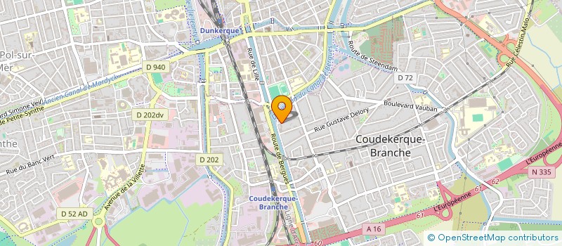 localisation de l'entreprise MONSIEUR JEAN JAKUBZACK  COUDEKERQUE-BRANCHE