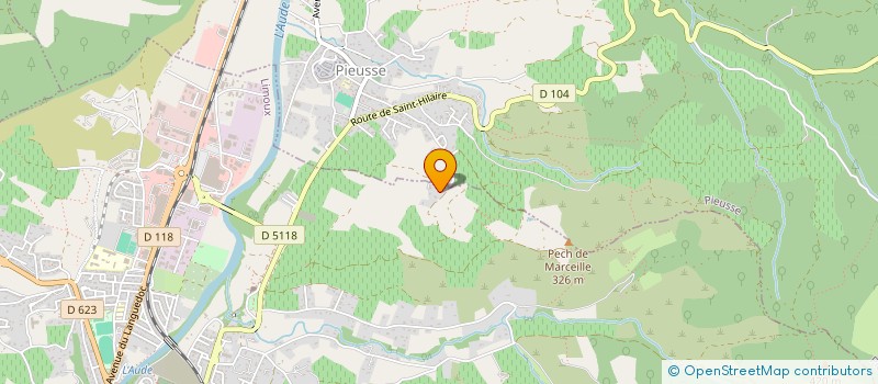 localisation de l'entreprise MONSIEUR JEAN JALABERT à LIMOUX