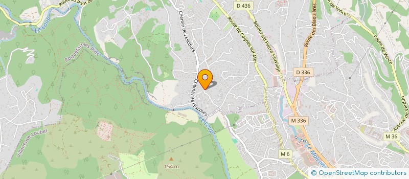 localisation de l'entreprise MONSIEUR JEAN JALET  LA COLLE-SUR-LOUP