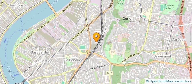 localisation de l'entreprise MONSIEUR JEAN JAMAIN  CENON