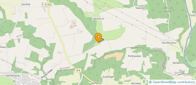 localisation de l'entreprise MONSIEUR JEAN JAMET  ARZANO