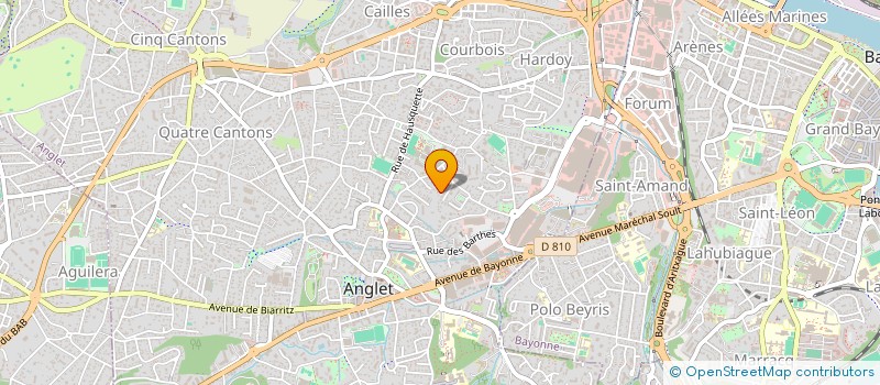 localisation de l'entreprise MONSIEUR JEAN JANOTS  ANGLET