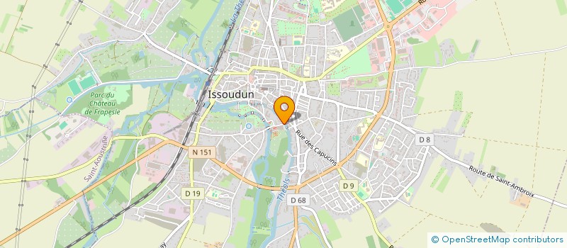 localisation de l'entreprise MONSIEUR JEAN JARDIN  ISSOUDUN