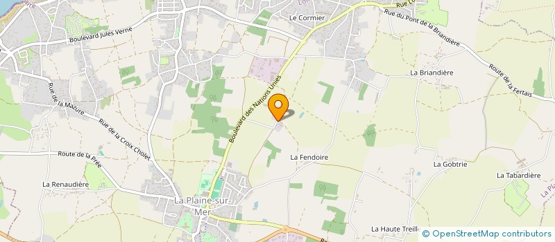 localisation de l'entreprise MONSIEUR JEAN JARNEAU à LA PLAINE-SUR-MER