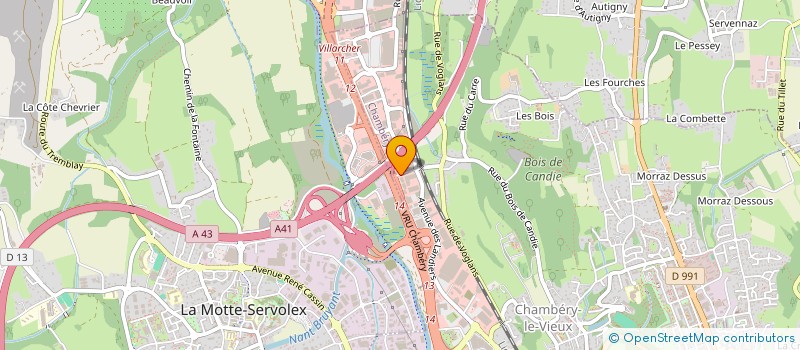 localisation de l'entreprise MONSIEUR JEAN JARRET à CHAMBERY