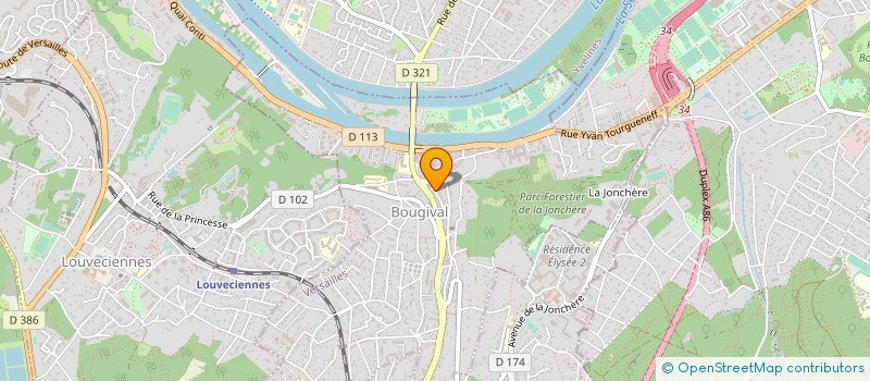 localisation de l'entreprise MONSIEUR JEAN JARRY  BOUGIVAL