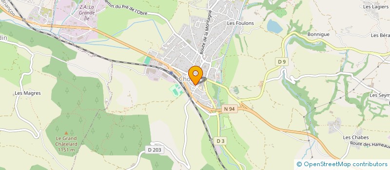 localisation de l'entreprise MONSIEUR JEAN JAUBERT à LA BATIE-NEUVE
