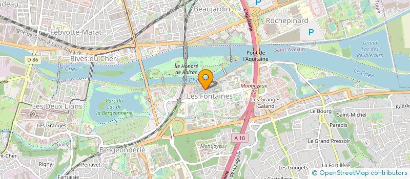 localisation de l'entreprise MONSIEUR JEAN JAULIN  TOURS