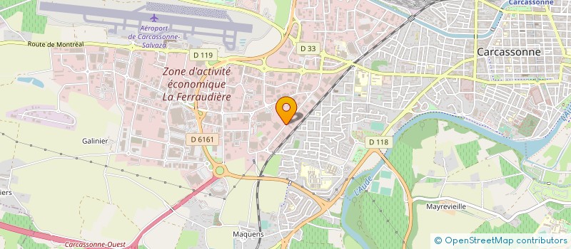 localisation de l'entreprise MONSIEUR JEAN JAUMIER à CARCASSONNE
