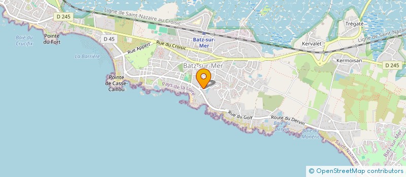 localisation de l'entreprise MONSIEUR JEAN JAVEL à BATZ-SUR-MER