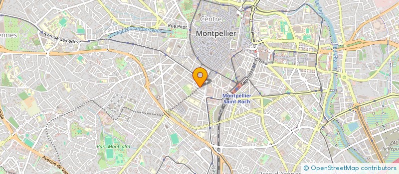 localisation de l'entreprise MONSIEUR JEAN JAY à MONTPELLIER
