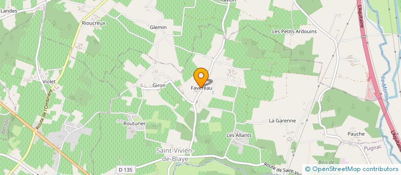 localisation de l'entreprise MONSIEUR JEAN JAY à SAINT-VIVIEN-DE-BLAYE